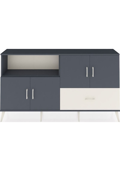 Arges Konsol 4 Raflı Tek Çekmeceli 4 Kapaklı 176x30x99 Antrasit-a Antrasit-antrasit/aytaşı Arges Konsol 4 Raflı Tek Çekmeceli 4 Kapaklı 176x30x99 Antrasit-a Antrasit-antrasit/aytaşı