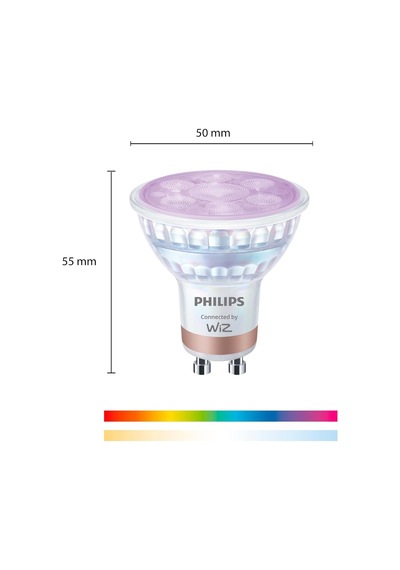 Smart Lighting Led Spot Ampul Gu10 Cam 50w Eşdeğer Rgb - Google Home, Alexa, Homekit Ve Matter Uyumlu Diğer