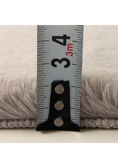 Tappeto Rex Tavşanı Post Halı Gri (22 Mm Tüy)