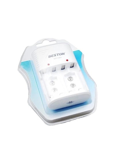 Beston BST-802 AA/AAA/9V Çoklu Kalem Pil Şarj Cihazı