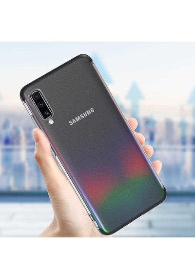 Galaxy A70 Kılıf Zore Nili Kapak Mavi