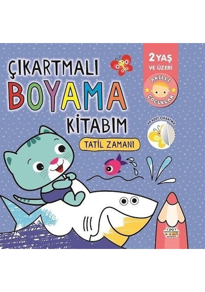 Çıkartmalı Boyama Kitabım - Tatil Zamanı