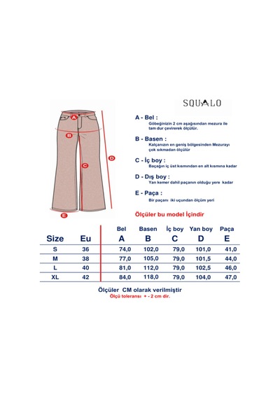 Açık Mavi Dikiş Detaylı Geniş Paça Jean Mavi