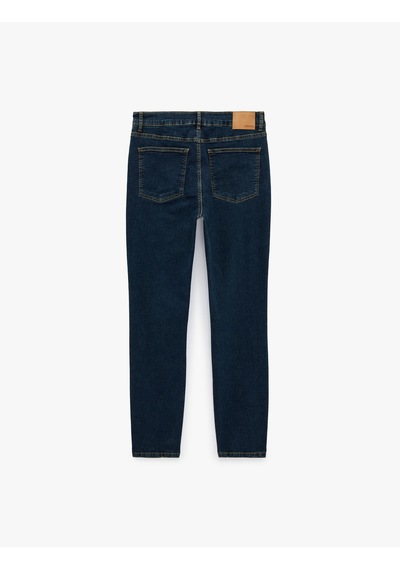 Koton Pamuklu Normal Bel 5 Cepli Skinny Jean Pantolon - Michael Jean Koyu İndigo 7sam40068nd