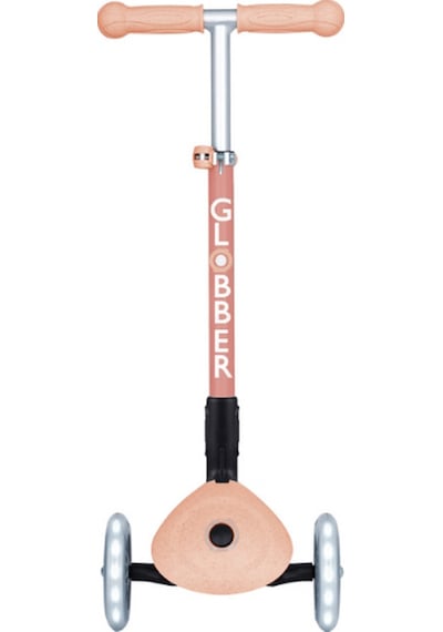 Globber Junior Ecologic Katlanabilir Işıklı Scooter - Peach Turuncu
