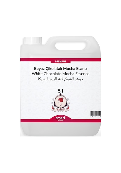 Premium Beyaz Çikolatalı Mocha Esansı 5 Litre Beyaz Çikolata