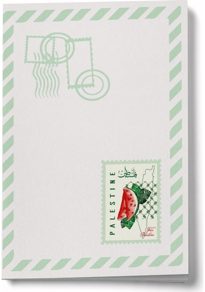 Filistin Mektubu Mini Defter Çok Renkli