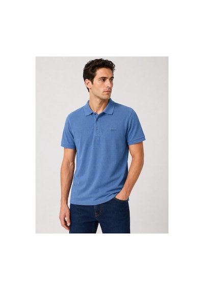 Levi's Erkek 100% Pamuk Standard Fit Polo Yaka Mavi T-shirt / 00aur-0000