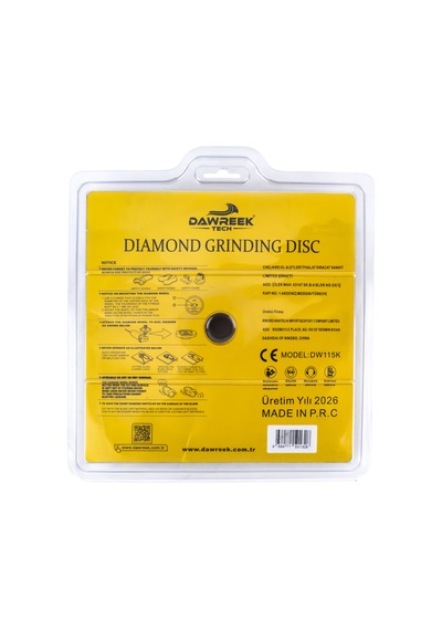 Dawreek Dt021cd 180mm İnce Turbo Elmas Taşlama Diski
