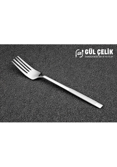 60 Parça 12 Kişilik Çatal Kaşık Seti Hasır Model 18/0 Kalite Paslanmaz Çelik