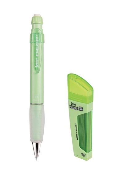 Serve Deep 0.7 mm Mekanik Kurşun Kalem Elma Yeşili - 0.7 mm Uç & Silgi