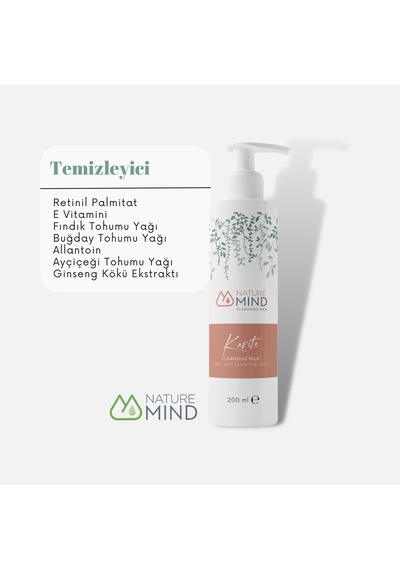 Naturemind Karite Cleansing Milk 200 Ml
