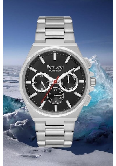 Ferrucci Fcf 1025 03408m.01 Erkek Kol Saati Metalik Gri