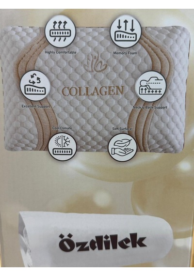 Ozdılek Yastık Vısco Colagen 40x60+13 D Beyaz