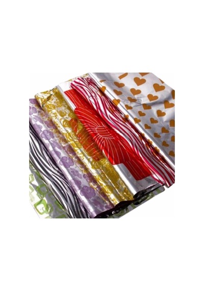 25 Adet 30x45 Cm Metalize Bantlı Hediye Poşeti, Metalize Hediye Paketi Poşeti Jelatin