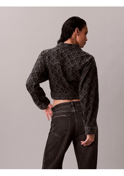 Calvin Klein Eklemli Detaylı Denim Kadın Siyah Ceket Lv047e621g-ycl Siyah