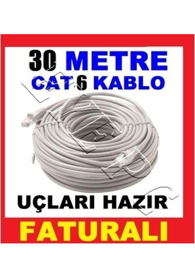 EYEPC 30 Mt 30 Metre Internet Kablosu Bilgisayar Laptop Modem Ağ