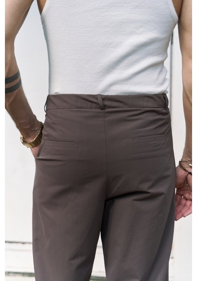 Mai Collection Mai Studios Co. Sergio Düğmeli Kahve Erkek Pantolon Kahve