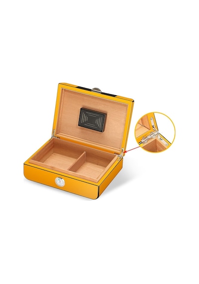 Falconetti Karbon Fiber Desen Humidor Puro Kutusu rc41