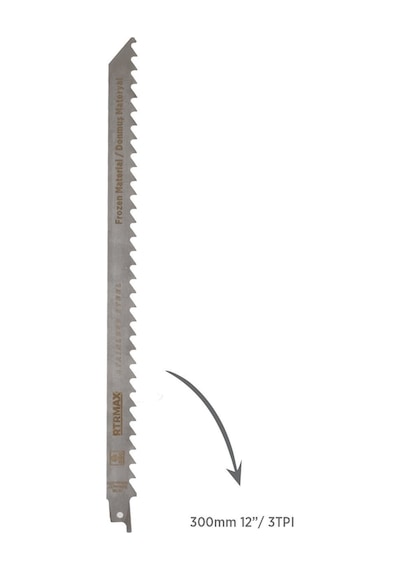 Rh17670 Kemik - Buz Kesme Paslanmaz Tilki Kuyruğu - 1211k Model 300 Mm - 5 Adet