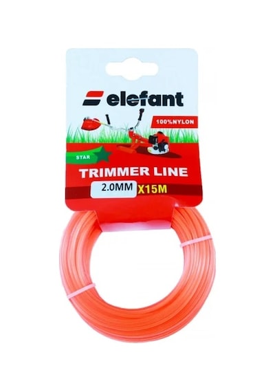 Elefant Tırpan Misinası Motorlu Tırpan Yıldız Misina 1,3mm X 15 Metre
