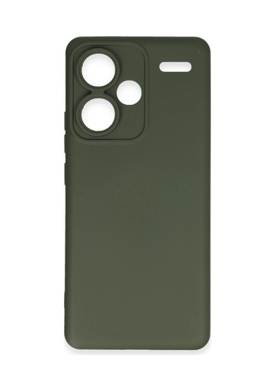 Uryport Xiaomi Redmi Note 13 Pro Plus Kılıf Nano İçi Kadife Silikon - Koyu Yeşil