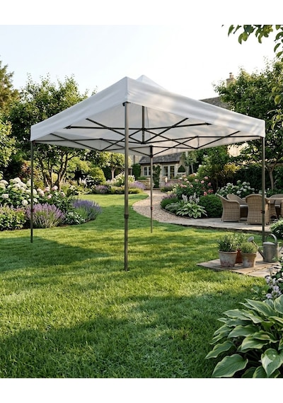 Missidea 3 3 Premium Makaslı Katlanır Çardak Beyaz