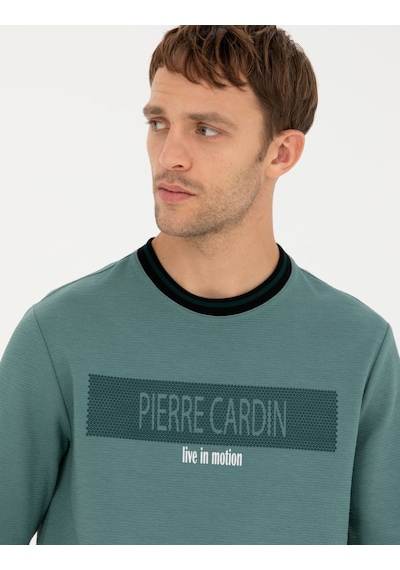 Pierre Cardin Erkek Yeşil Sweatshirt 50279532-vr054 Yeşil
