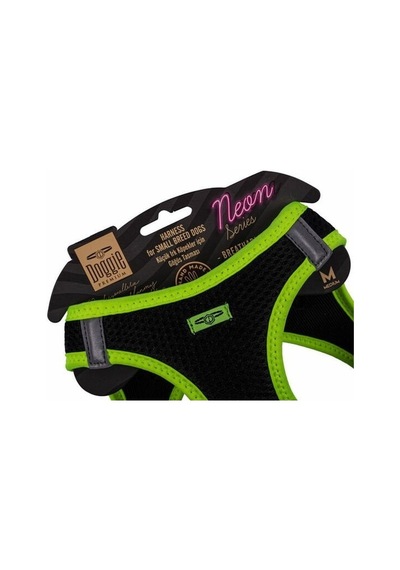 Doggie Havalı Dokuma Neon Küçük Irk Köpek Göğüs Tasması M Sarı 38-44 CM Sarı