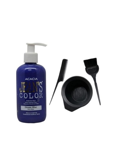 Jeans Color Saç Boyası Mavi Rüya 250 Ml Ve Saç Boya Kabı Seti