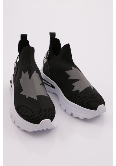 Dgn 070 Kadin Yazili Sneaker 070-2252-R1534 Siyah