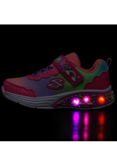 Skechers Tmy Dreamers Kids Sneaker Cırt Cırtlı Işıklı Çocuk Ayakkabısı Pembe Pembe