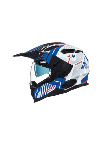 Nexx X.Wed 2 Wıld Country Kask Beyaz Mavi
