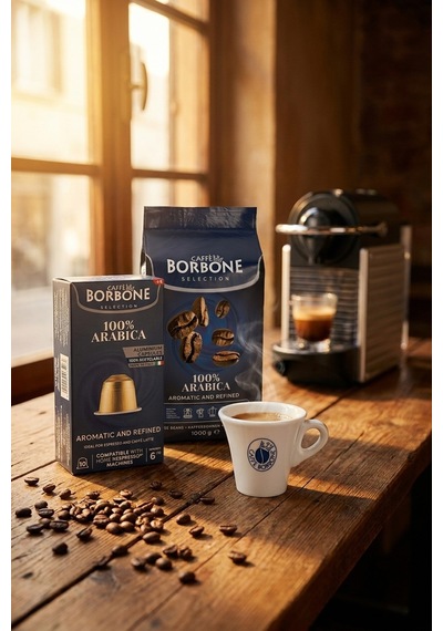 Caffe Borbone Arabica Ve Decaf Kapsül Çekirdek Filtre Set - Nespresso Uyumlu, 3 Yöntem Tek Pakette Diğer