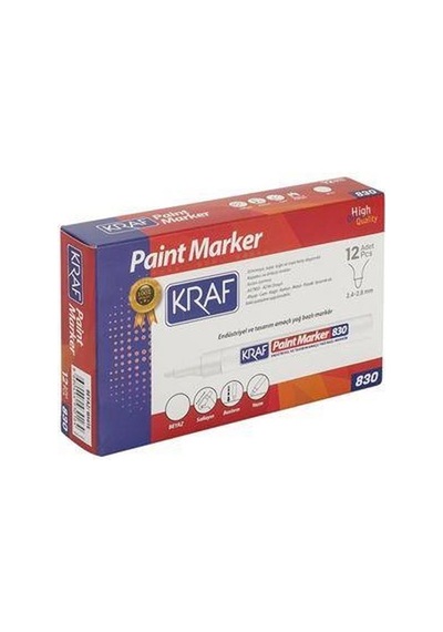 Bayofis Kraf Paint Markör 830 Beyaz