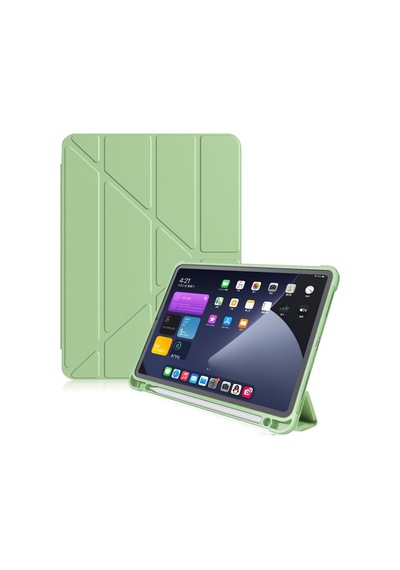 Apple Uyumlu iPad, Pro 10.5 Kılıf Kalem Bölmeli Trifolding Case A1701 A1709 A1852