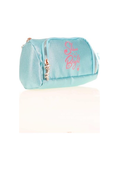 Kaukko Sparkle Plump Kalem Çantası Turkuaz K2546
