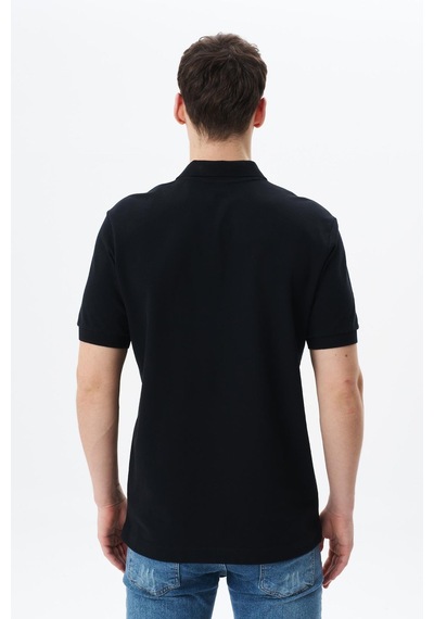 AR-MA Arma Erkek Regular Fit Basic % 100 Pamuk Pike Polo Yaka Tişört Y29374354802 Siyah