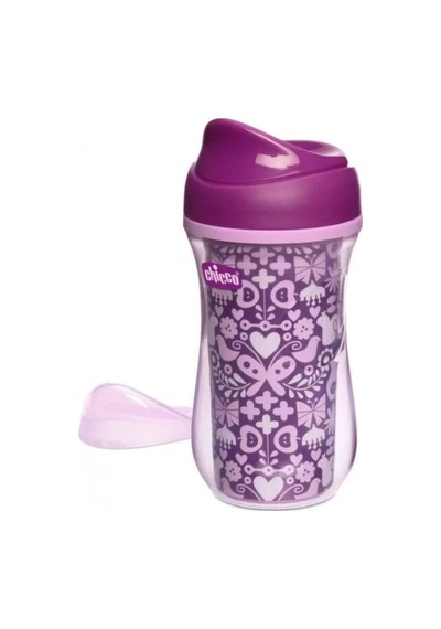 Chicco Isı Yalıtımlı Active Bardak 14 Ay+ 266 Ml - Purple Çok Renkli