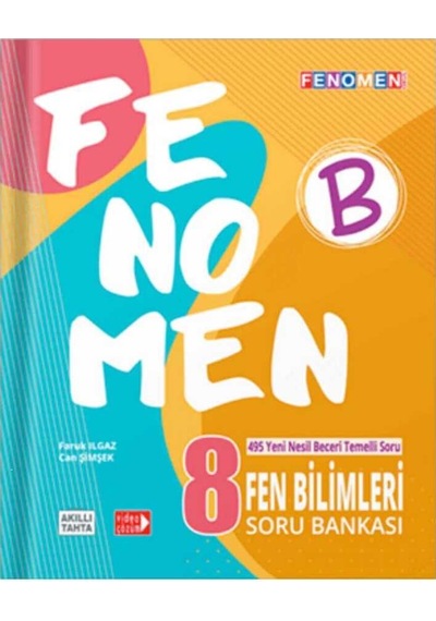 FENOMEN OKUL YAYINLARI 8. SINIF FEN BİLİMLERİ B SORU BANKASI 0722