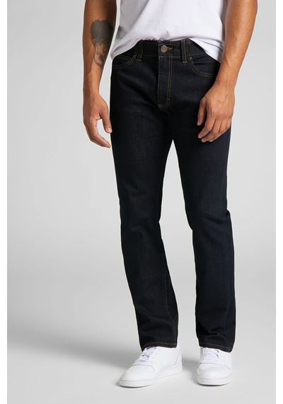 Lee Slim Fit Dar Kesim Normal Bel Extreme Motion Erkek Siyah Jean Denim Kot Pantolon L72ASO36 Koyu Mavi