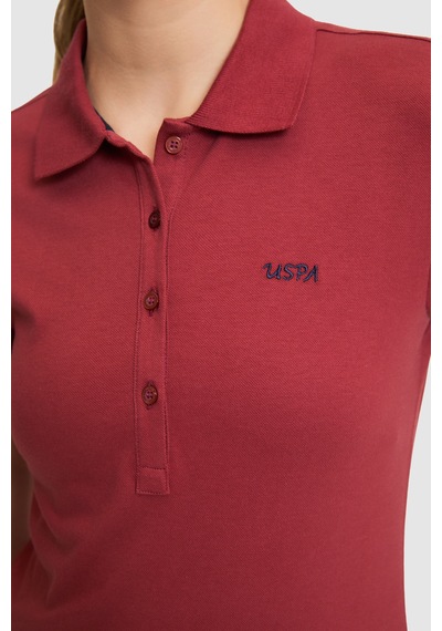 U.s. Polo Assn. Kadın Vişne Tişört Basic 50323461-vr223