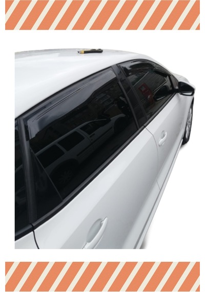 Volkswagen Polo Hb 2009 -2017 Modellerine Özel 4'lü Mügen Tip Cam Rüzgarlığı
