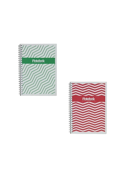 A5 Spiralli Lines Defter 40 Yaprak 4'lü Tamamı Çizgisiz
