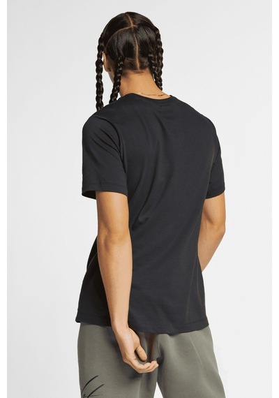 Nike Jordan Jumpman Flight Mens Tee Grafik Baskılı Pamuklu Erkek Tişört Siyah