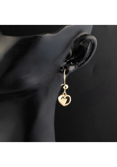 Bilezikci Kalp Sallantılı 14 Ayar Altın Küpe Kplb35199