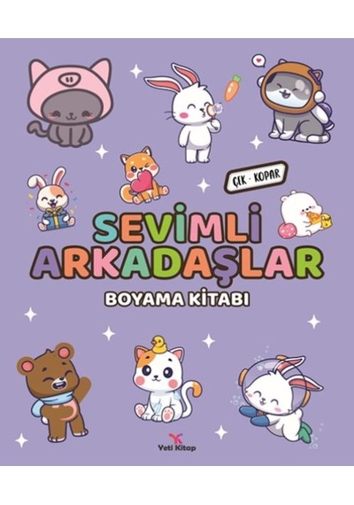 Sevimli Arkadaşlar Boyama Kitabı - Yqbx-717582
