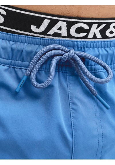 Jack & Jones Jack&jones Jpstmaui Surf Double Erkek Mayo Şort 12291404 Mavi
