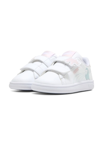 Puma Smash 3.0 Dino Çocuk Spor Ayakkabı Beyaz