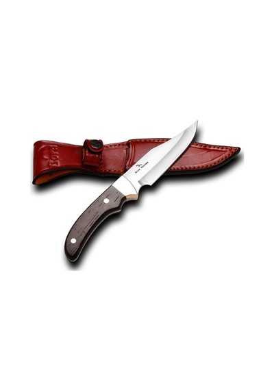 Bora Knives - M-310 Dragon Wenge Saplı Kamp Bıçak Kahverengi - Gümüş